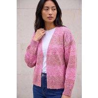 Roman Women's Petite Stripe Cardigan in Pink | Size: 16