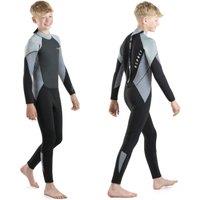 Osprey Action Sports Zero Full Length Winter Neoprene Wetsuit in Grey | Size: M Tall