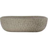 Berkfield Home Durable Countertop Basin Grey Rectangular 48x37.5x13.5 cm Ceramic