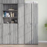 Berkfield Home Highboard Grey Sonoma 30x42.5x185 cm Engineered Wood