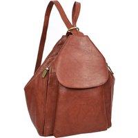 House of Leather Women's Rome Real Leather Bag in Brown | Size: Medium