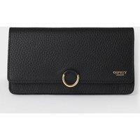 OSPREY LONDON Women's The Harper Leather Matinee Purse in Black