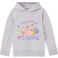 SpongeBob SquarePants Girl's Hoodie | Grey Marl | Official Merch | Size: 9-10 Years
