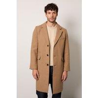 Burton Men's Camel Signature 3 Button Epsom Wool Blend Coat | Size: 2XL