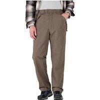 Chums Men's Warm Fleece-Lined Water-Resistant Outdoor Trousers in Khaki | Size: 36L