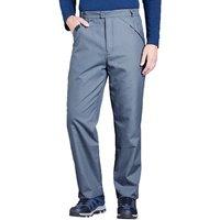 Chums Men's Warm Fleece-Lined Water-Resistant Outdoor Trousers in Charcoal | Size: 38R