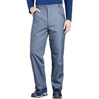 Chums Men's Warm Fleece-Lined Water-Resistant Outdoor Trousers in Charcoal | Size: 38XL