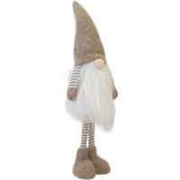 Four Candle Beige Standing Christmas Gonk 52cm