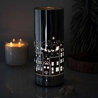 Uniqueful Christmas Village Electric Aroma Lamp in Silver | Size: 1 Pack