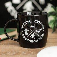 Uniqueful Cryptid Research Team Ceramic Mug in Black | Size: 1000ml