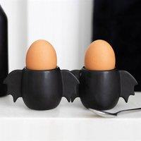 Uniqueful Bat Wing Egg Cup Set in Black | Size: 1 Pack