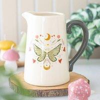 Uniqueful Fairy Wing Ceramic Flower Jug | Size: 1000ml