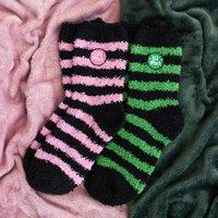 Uniqueful Set of 2 Good Witch & Bad Witch Fluffy Socks | Size: 1 Pack