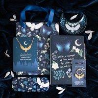 Uniqueful Crescent Moon Owl Trinket Dish in Navy | Size: 1 Pack