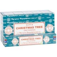 KDMD Set of 12 Christmas Tree Incense Sticks by Satya - Handmade, -Friendly in Brown