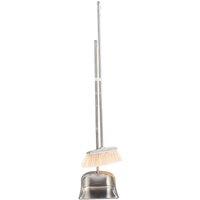 NESTLUNE Beige Stainless Steel Broom & Dustpan Set Extra | Size: 100 cm x 15 cm