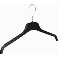 PAWNORA 45cm Plastic Black Hangers Pack of 30Pc