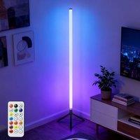 NESTLUNE Floor RGB LED Lamp Corner Light Standing Mood Remote in White