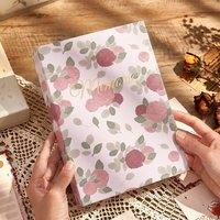 NESTLUNE Light Pink Photo Album Holds 300 Photos Photography Storage | Size: 100 cm x 15 cm