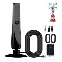 Kelvenix New 4K Rewave Antena, TV Antenna, Suction Cup in Black