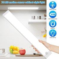 NESTLUNE 20cm Closet Light Wireless Motion Sensor in White