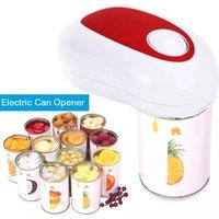 NESTLUNE Automatic Hands Free Can Opener Electric Smooth Edge Safety in Red | Size: 100 cm x 15 cm