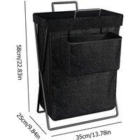 FORGEVIO Black With hanging bag Laundry Basket | Size: 0.6m2