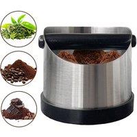 EONLION Coffee Knock Out Box Espresso Residue Container Stainless Steel in Silver