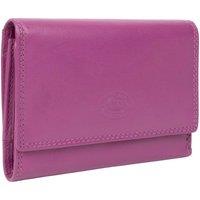 Woodland Leathers Women's Real Leather RFID Purse in Cerise