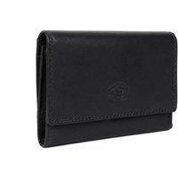 Woodland Leathers Women's Real Leather RFID Purse in Black