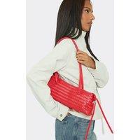 EGO Women's Faux Leather Shoulder Bag in Coral