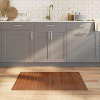 Berkfield Home Rug Rectangular Brown 70x100 cm Bamboo | Size: Medium