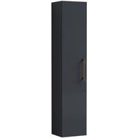 Balterley Bramshall 1 Soft Close Door Tall Storage Unit, Dark Grey, 300mm in Grey