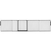 Safetots Multi Panel Room Divider Screw Fit Baby Gate in Black | Size: Up to 259 cm