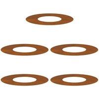 Berkfield Home Corten Steel Planter Corten steel Large Stackable in Brown