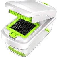PAWNORA 15-in-1 ABS+stainless steel Vegetable Chopper in Green