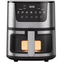 PAWNORA 7L Digital Air Fryer Oil Free Mini Oven Low Fat Kitchen Cooker in Black | Size: 1000L