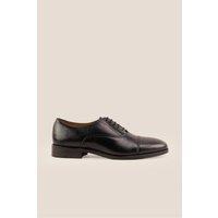 Oswin Hyde Men's Wilson Leather Oxford Shoes in Black | Size: 13
