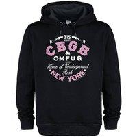 Amplified Men's CBGB Two Tone Logo Hoodie in Black | Size: Medium