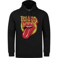 Amplified Men's Bootleg Tongue The Rolling Stones Hoodie in Black | Size: Medium