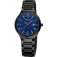 Bering Time Men's 14442-727 Solar 42mm Quartz Watch in Black