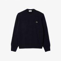 Lacoste Men's Crew Neck Knit Jumper Navy Blue | Size: Medium