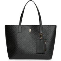 Tommy Hilfiger Women's Icon Tote Mono Black