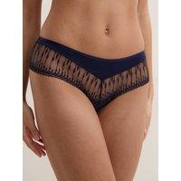 Aubade Women's Voodoo Kiss Cheeky Short in Blue | Size: 8