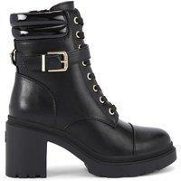 Carvela Women's 'Boulder Heeled Lace Up' Boots in Black | Size: 3
