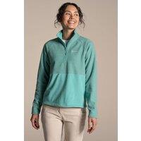 Craghoppers Women's Thuya Half Zip Fleece in Aqua | Size: 18