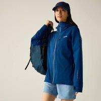 Regatta Women's Oklarna Hooded Walking Waterproof Jacket in Dark Blue | Size: 8