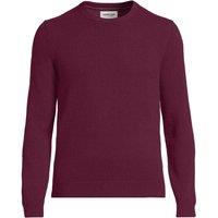 Lands' End Men's Tall Crew Neck Cashmere Jumper in Burgundy | Size: Large