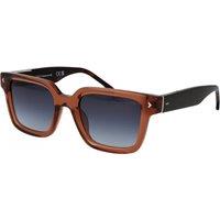 Lozza Men's SL4338 5206ME Square/Rectangle Sunglasses in Brown