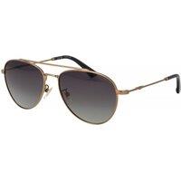 Police Men's SPLP20E 578FFP Aviator/Navigator Sunglasses in Gold